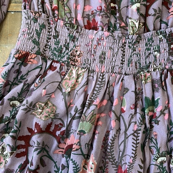 Free people pretty and free off the shoulder open back long sleeve short romper - Picture 5 of 12